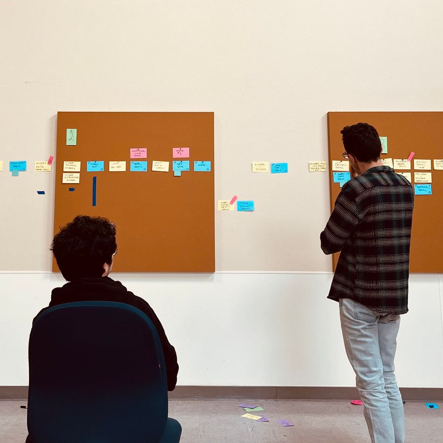 Artists Julian Hornik and Adam Chanler-Berat explore their piece Assisted (Summer Lab 2024).