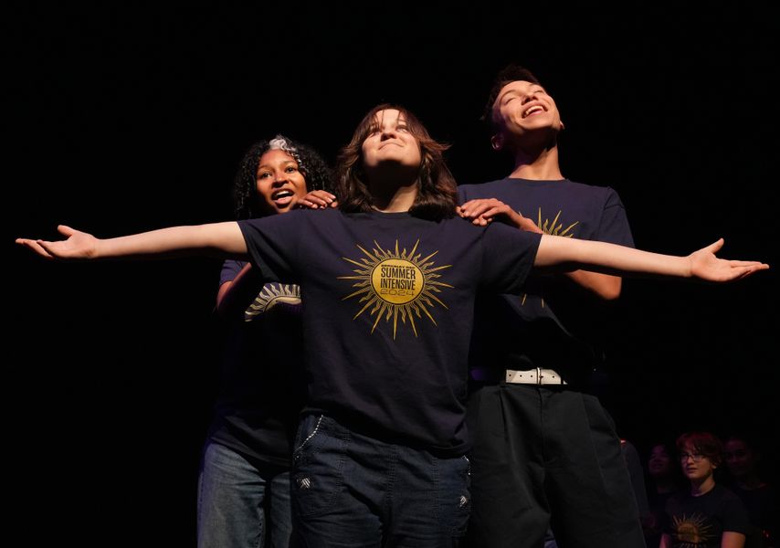 Musical Theatre Intensive high school students.