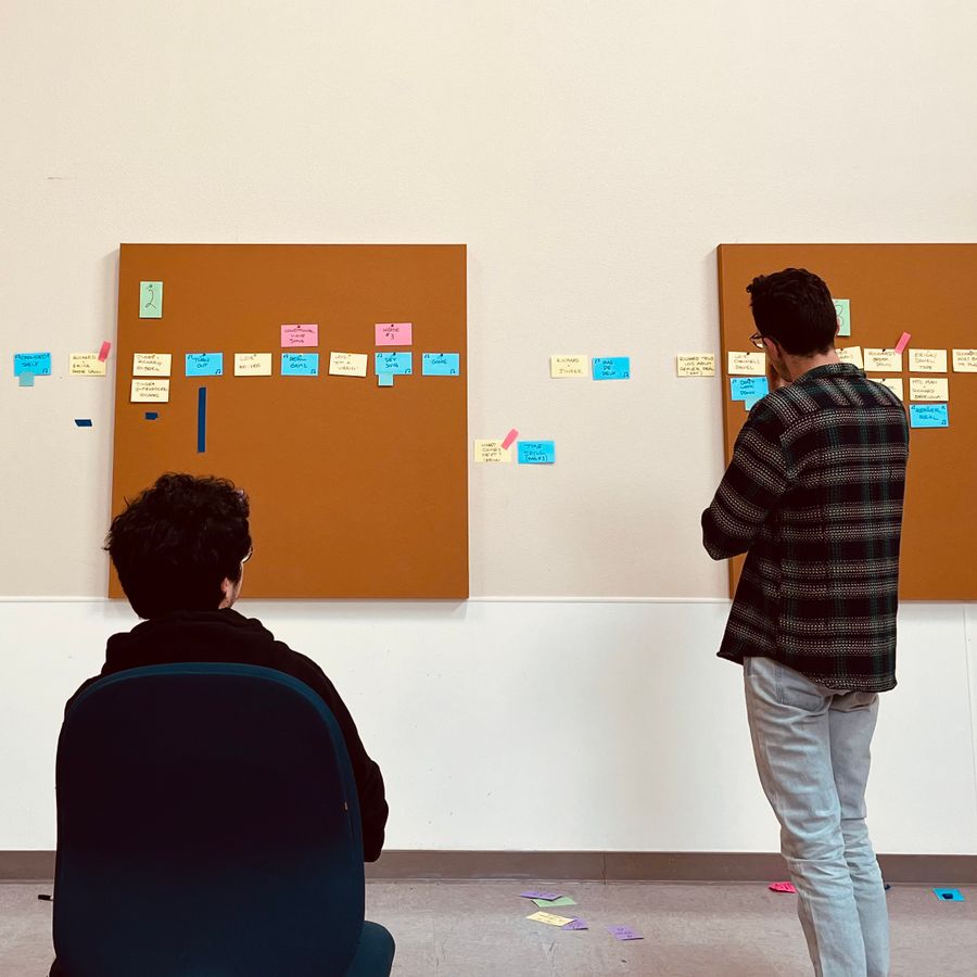 Artists Julian Hornik and Adam Chanler-Berat explore their piece Assisted (Summer Lab 2024).