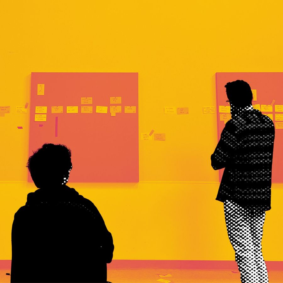 Artists Julian Hornik and Adam Chanler-Berat explore their piece Assisted (Summer Lab 2024).