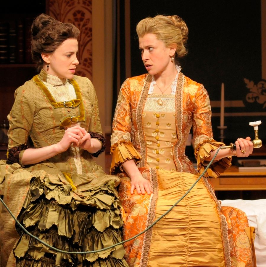 Maria Dizzia and Hannah Cabell in In the Next Room (or the vibrator play).